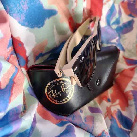 Ray-Ban Black and White Sunglasses - Picture 5 of 16